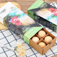 Échantillon gratuit d'emballages d'œufs personnalisés en gros 10 ou 20 trous boîte de papier ondulé au design personnalisé pour les emballages alimentaires d'œufs