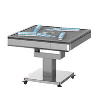 Nouvelle table de mahjong automatique pour usage domestique, pliable, silencieuse, pour quatre joueurs, avec mélangeur de cartes automatique, mobile et rotative