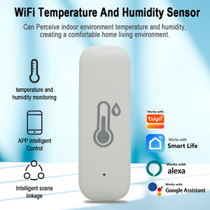 Sensor Inteligente de Temperatura y Humedad, Termómetro Inalámbrico para Interiores, Monitor con Control Remoto por Aplicación, Compatible con Alexa y Google Home - Product Image 2
