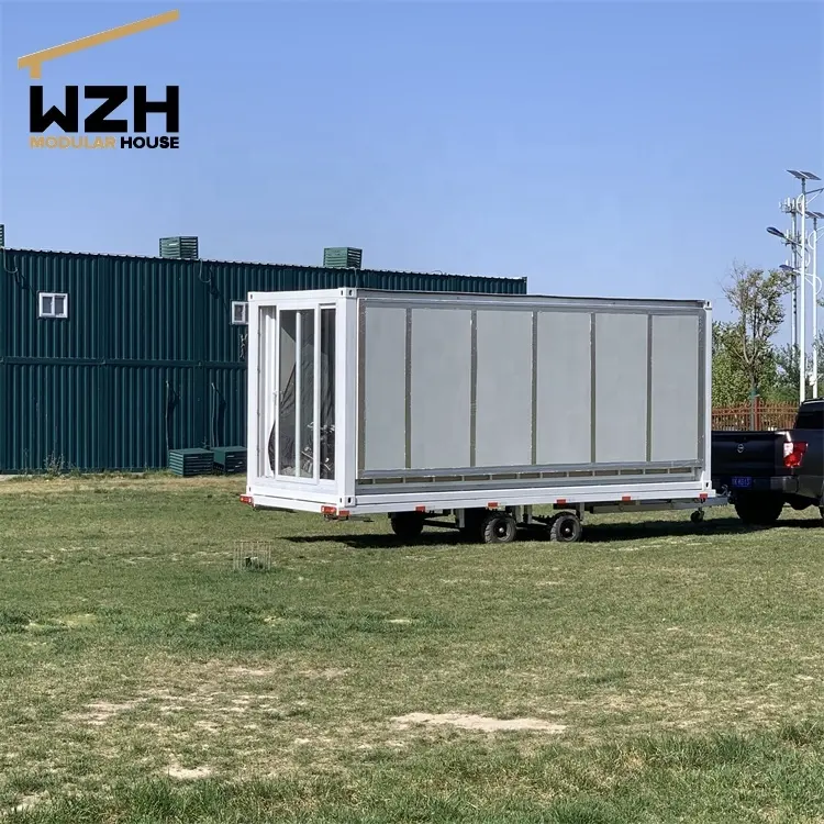 Versand 20ft 40ft container tiny mobile anhänger wohnungen häuser preis in indien