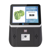 Escáner de Precios Económico de 8 Pulgadas para Supermercados, Lector de Precios para Ventanas, Escáner Newland de Códigos 1D y 2D