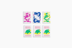 Ensemble de jeu de Mahjong en acrylique sur mesure OEM ODM, 160 blocs, jeu de voyage, divertissement à domicile, jeu de tuiles de Mahjong peintes à la main - Product Image 4