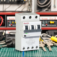 1P + N/3p + N RCBO 10kA Rcd Type AC,A,AC-S,A-S disjoncteur résiduel 16A-63A Mini disjoncteur à courant résiduel