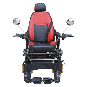 Silla de ruedas eléctrica reclinable para discapacitados, asiento portátil de alta resistencia, 100kg - Product Image 2