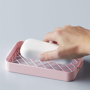 Elastic <b>Mesh</b> Soap Box Soap Case Bathroom Supplies Household Items Soap Tray Portable Durable Multifunctional Non Slip - Product Image 3