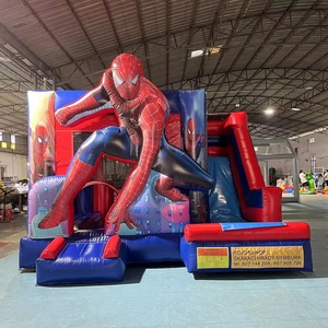 Juego de castillo hinchable de Spiderman para saltar de grado comercial con la mejor calidad - Product Image 5