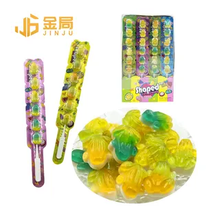 Good Price Cartoon Frog Gummie Candy Various Animal Shapes Gummy Lollipop