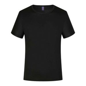 Wholesale Solid Color <b>White</b> Unisex Black Polyester Cotton <b>Tee</b> T Shirt Custom High Quality Blank Heavyweight <b>Plain</b> Men's T-Shirt - Product Image 5