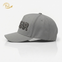 Casquette Snapback T&L Baseball 5 panneaux à visière incurvée 100 % coton, impression en relief/numérique, unisexe adulte, multi-styles (animal/dessin animé)