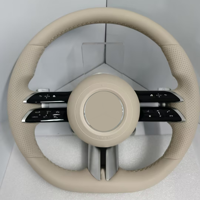 Flat Bottom Steering Wheel Assembly With Dragonfly Buttons for Mercedes Benz C S-Class W206 W223 Luxury Upgrade Steering Wheel
