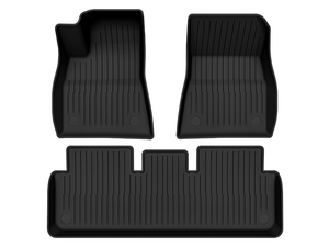 แผ่นรองพื้นรถยนต์แบบเต็มชุด TPE ขึ้นรูป <span class=keywords><strong>3</strong></span> มิติ สำหรับ <span class=keywords><strong>Tesla</strong></span> <span class=keywords><strong>Model</strong></span> Y ป้องกันน้ำ กันลื่น ไร้กลิ่น ทนทานต่อการสึกหรอ ออกแบบพอดีอย่างแม่นยำ ใช้ได้ทุกสภาพอากาศ - Product Image 2