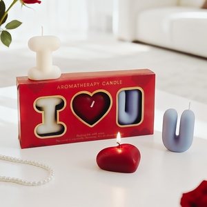 Geurstokjes met gepersonaliseerd logo, handgemaakte Valentijnsdag- en bruiloftskaarsen cadeauset, romantische huisdecoratie, partyfavor, aromatherapie geurkaarsen - Product Image 2