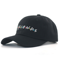 Casquette de baseball à broderie d'amis Chapeau de papa à la mode unisexe Logo personnalisé