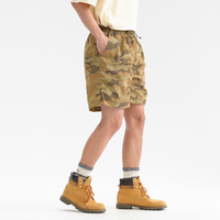 Short de plage léger et respirant à séchage rapide pour homme et femme, motif camouflage, longueur genou, idéal pour les activités sportives décontractées en extérieur