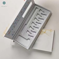 Coffret cadeau jetable en carton pour soins de la peau avec joint plastique personnalisable.