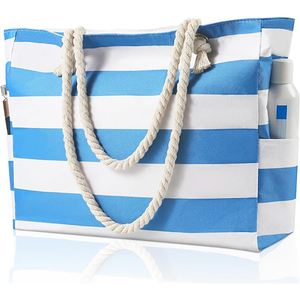 Échantillon gratuit Sac fourre-tout initial en jute/toile Sac cadeau personnalisé Convient pour mariage, anniversaire, plage, vacances, excellent cadeau pour maman - Product Image 1