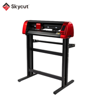 Machine de découpe de vinyle commerciale SKYCUT V24 avec moteur pas à pas 720 mm, prix pour les entreprises avec écran tactile LCD WIFI