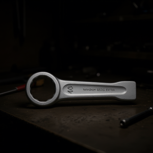 Llave de boca redonda de acero al vanadio de 46 mm de longitud extra larga para reparación mecánica - Product Image 3