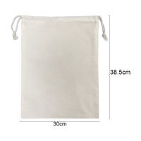 Sacs anti-poussière en coton personnalisés en gros, pochettes de luxe pour bijoux, sacs anti-poussière en toile de coton avec cordon de serrage et logo imprimé