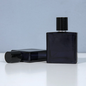 30ML 50ml 100ml 亮黑色香水分装瓶高端便携喷雾化妆水瓶 - Product Image 3