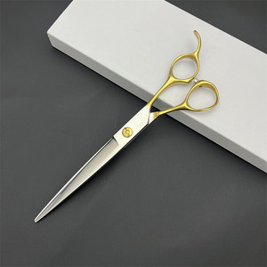 กรรไกรตัดแต่งขนสัตว์เลี้ยงขนาด 7 นิ้ว ทำจากสแตนเลส สำหรับตัดแต่งขนสุนัข คุณภาพสูง - Product Image 1