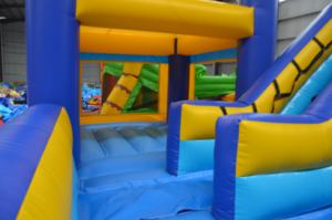 Casa de rebote combinada inflable comercial para niños Castillo inflable barato para comprar y jugar en - Product Image 4