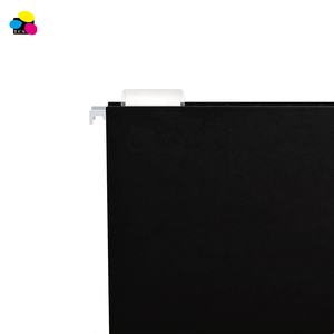 25/BX 1/5 Taille lettre coupée Intérieur en papier <span class=keywords><strong>kraft</strong></span> noir recyclé Dossiers suspendus Fournitures de bureau Fichiers suspendus pour usage intérieur - Product Image 4