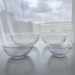 Set di Ciotole in Vetro per Insalata con Coperchio per Conservazione, Cottura, Preparazione, Lavabili in Lavastoviglie, Ecologiche, per Preservare la Freschezza - Product Image 3