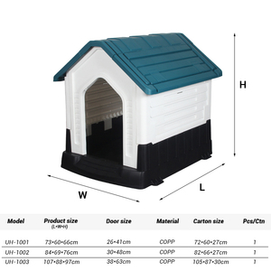 Wholesale Luxury Solid Pattern <strong>Small</strong> Plastic Pet House Multicolor Outdoor <strong>Dog</strong> <strong>Cage</strong> with Rain-Proof Sunroof - Product Image 5