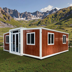 Cabine préfabriquée en bois Flatpack Dome de deux étages pour hôtel de villégiature bureau chambres en conteneur salon de coiffure - Product Image 1