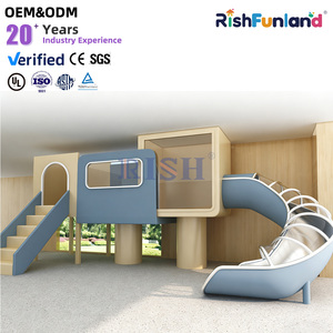 Equipo de Juego Suave a Precio de Fábrica, Tobogán y Estructura de Juego Interior para Bibliotecas, Rincón de Lectura y Centros de Educación Temprana - Product Image 1