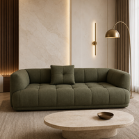 Canapé-lit modulaire moderne YUANCHANG, sectionnel, en velours, avec pieds en acier inoxydable, éponge haute densité, ensemble pour salon