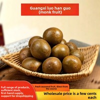 Guangxi Oorsprong Gedroogde Gehele Monniksvrucht Luo Han Guo 100% Natuurlijk Zwavelvrij Siraitia Grosvenorii Kruidenthee Zakje Groothandel