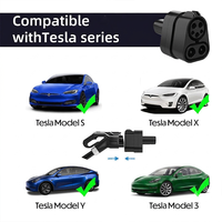 Adaptateur de charge Tesla nord-américain 300A CCS1 J1772 vers NACS, 1000V DC, courant élevé