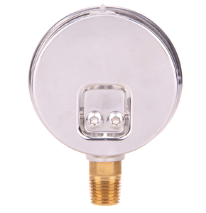 Alta Qualidade Sem Vazamento SS 304 Material 2.5 Polegada Dial Tamanho 1/4 NPT Latão Montagem Manômetro Hidráulico - Product Image 4