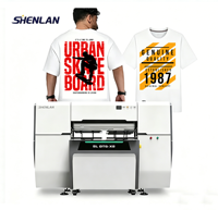 Printer Inkjet A3 DTF DTG Otomatis Tinta Pigmen Baru 4 Printhead Dual Station Akurasi Tinggi Garansi 1 Tahun Bersertifikat CE