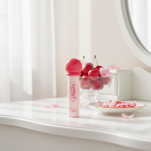 Apieu Pure <b>Candy</b> Tint (01 Thank You Cherry Much) Descriptive Lipstick with Cherry Flavored Tint - Product Image 3