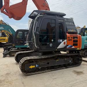 Excavatrice de taille moyenne Hitachi ZX120 de 12 tonnes pour le nivellement de chantiers municipaux - Product Image 2