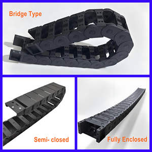 Yodel Offre Spéciale 7*7, 10*10, 20*60 <span class=keywords><strong>Pvc</strong></span> porte-câble en plastique Nylon chaîne de traînée Flexible entièrement fermée chaîne de câble - Product Image 5