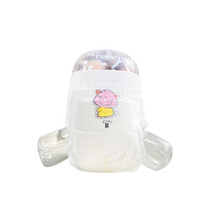 Panneaux jetables écologiques personnalisés OEM, couches en bambou pour bébés, biodégradables, pantalon d'entraînement, pièces - Product Image 2