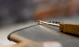 Découpeur de couture Imitation Grain de <span class=keywords><strong>bois</strong></span>, détacheur de tissu en cuir, accessoires d'outils de couture - Product Image 5