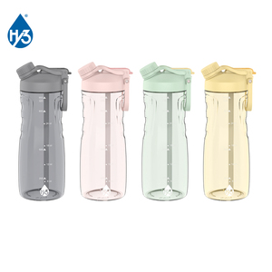 Water Plastic Bottle Plastic HY3 Easy Grip Tritan BPA Free Drinking Water Plastic Bottle Custom Bottle