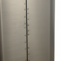 Fabrication sur mesure de tôles en acier inoxydable 304/316, tubes carrés, profilés sectionnelles, pièces décoratives courbées polies miroir, finition PVD or