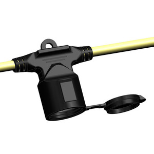 สายไฟ AC แบบ CEE ตัวผู้ IEC ตัวเมีย 1 ช่องเสียบ 16A สาย PVC ชนิด SJTOW สายต่อพ่วง - Product Image 1