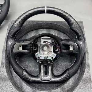 Volante de cuero de gamuza personalizado, volante de fibra de carbono mate, accesorio de coche para Ford <span class=keywords><strong>Mustang</strong></span> 2004-2023 - Product Image 6