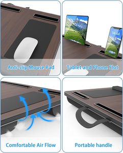 Портативный компьютерный стол с подушкой - Product Image 3