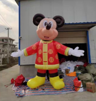 Ballon gonflable Mickey Mouse de conception personnalisée pour la promotion publicitaire en extérieur