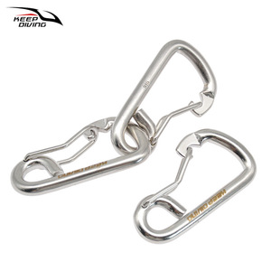 Keep Diving Stainless Steel Rope <b>Hook</b> 80mm Durable Outdoor Dive Gear Spring <b>Snap</b> <b>Hook</b> - Product Image 5