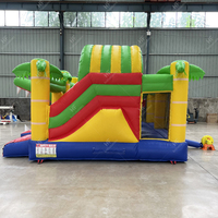 Château gonflable sur le thème du crocodile avec toboggan - Prix d'usine - Structure gonflable d'extérieur pour le plaisir familial