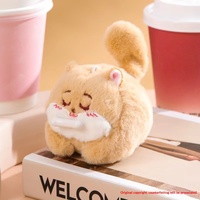 Llavero de Peluche Interactivo Personalizado con Cachorro que Mueve la Cola, Bonito Colgante de Perro de Peluche Suave, Venta al por Mayor de Fábrica, Juguete de Regalo OEM